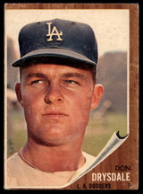 1962 Topps #340 Don Drysdale Very Good  ID: 146685