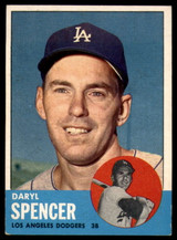 1963 Topps #502 Daryl Spencer Excellent+  ID: 160530