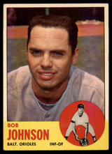 1963 Topps #504 Bob Johnson Excellent+  ID: 160536