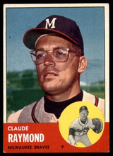 1963 Topps #519 Claude Raymond Excellent+ RC Rookie ID: 160610