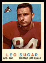 1959 Topps #154 Leo Sugar Excellent+ RC Rookie ID: 268754 1959 Topps #154 Leo Sugar Excellent+ RC Rookie ID: 268754