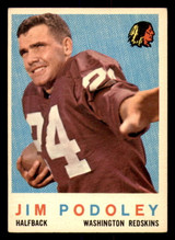 1959 Topps #165 Jim Podoley Excellent+ 1959 Topps #165 Jim Podoley Excellent+
