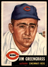 1953 Topps #209 Jim Greengrass Excellent+ RC Rookie 1953 Topps #209 Jim Greengrass Excellent+ RC Rookie