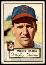 1952 Topps #207 Mickey Harris Very Good ID: 184012 1952 Topps #207 Mickey Harris Very Good ID: 184012