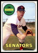 1969 Topps #106 Jim Hannan Excellent+  ID: 251912