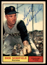 1961 Topps #453 Dick Schofield Signed Auto Autograph 