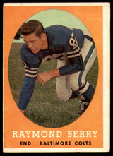 1958 Topps #120 Raymond Berry Very Good ID: 199806 1958 Topps #120 Raymond Berry Very Good ID: 199806