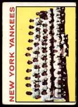 1964 Topps #433 Yankees Team Very Good ID: 160384 1964 Topps #433 Yankees Team Very Good ID: 160384