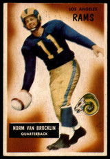 1955 Bowman #32 Norm Van Brocklin Very Good  ID: 187606