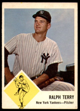 1963 Fleer #26 Ralph Terry Excellent 1963 Fleer #26 Ralph Terry Excellent
