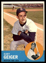 1963 Topps #513 Gary Geiger Excellent 