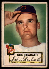 1952 Topps #120 Bob Chakales VG Very Good RC Rookie