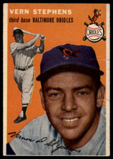 1954 Topps #54 Vern Stephens EX Excellent  ID: 102786