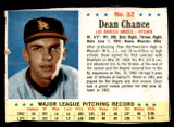 1963 Post Cereal #32 Dean Chance Good  ID: 280865
