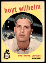 1959 Topps #349 Hoyt Wilhelm UER Excellent+ ID: 148763 1959 Topps #349 Hoyt Wilhelm UER Excellent+ ID: 148763