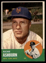 1963 Topps #135 Richie Ashburn Excellent+  ID: 149569