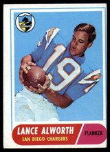 1968 Topps #193 Lance Alworth Excellent+  ID: 143217