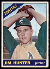 1966 Topps # 36 Jim Hunter UER/ DP Excellent+  ID: 149946