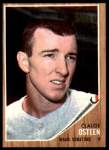 1962 Topps #501 Claude Osteen Ex-Mint 