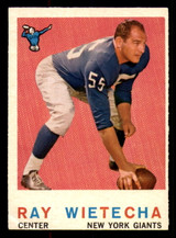 1959 Topps #99 Ray Wietecha Very Good ID: 268614 1959 Topps #99 Ray Wietecha Very Good ID: 268614