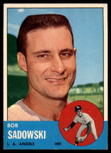 1963 Topps #568 Bob Sadowski Ex-Mint High # ID: 161209