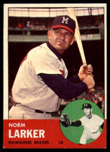 1963 Topps #536 Norm Larker Ex-Mint  ID: 160725
