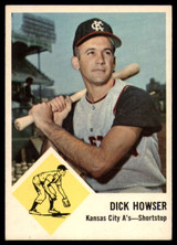 1963 Fleer #15 Dick Howser EX++ Excellent++  ID: 114769