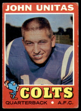 1971 Topps #   1 Johnny Unitas Very Good  ID: 187732