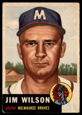 1953 Topps #208 Jim Wilson Very Good  ID: 159582
