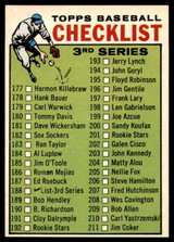 1964 Topps #188 Checklist 177-264 NM Near Mint 1964 Topps #188 Checklist 177-264 NM Near Mint