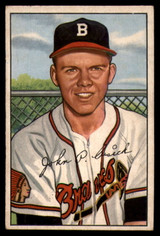 1952 Bowman #192 John Cusick Excellent+ RC Rookie ID: 159522