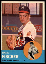 1963 Topps #554 Hank Fischer Excellent+ RC Rookie ID: 160803