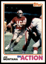 1982 Topps #489 Joe Montana IA Ex-Mint  ID: 187450