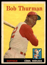 1958 Topps #34 Bob Thurman UER EX/NM  ID: 104017