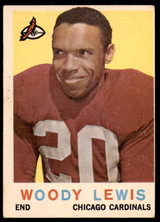 1959 Topps #45 Woodley Lewis UER Very Good ID: 266117 1959 Topps #45 Woodley Lewis UER Very Good ID: 266117