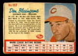 1962 Post Cereal #117 Don Blasingame Good  ID: 280712