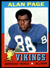 1971 Topps # 71 Alan Page Ex-Mint  ID: 187765