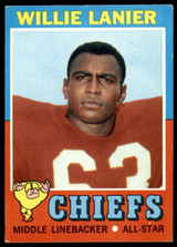 1971 Topps #114 Willie Lanier Excellent+ RC Rookie ID: 186494 1971 Topps #114 Willie Lanier Excellent+ RC Rookie ID: 186494