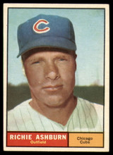 1961 Topps #88 Richie Ashburn Excellent+ ID: 149146 1961 Topps #88 Richie Ashburn Excellent+ ID: 149146