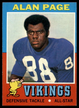 1971 Topps # 71 Alan Page Ex-Mint  ID: 151964