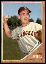 1962 Topps #452 Earl Averill Jr. Ex-Mint  ID: 194225