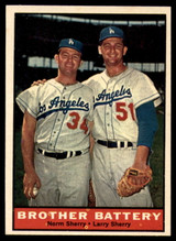 1961 Topps #521 Norm Sherry/Larry Sherry Brother Battery NM+ 