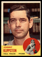 1963 Topps #571 Johnny Klippstein Excellent+ High # ID: 161233