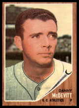 1962 Topps #493 Danny McDevitt Ex-Mint  ID: 170206