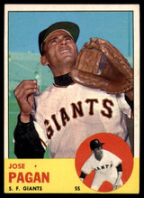 1963 Topps #545 Jose Pagan Excellent+  ID: 160765