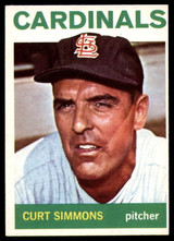 1964 Topps #385 Curt Simmons NM Near Mint ID: 114434 1964 Topps #385 Curt Simmons NM Near Mint ID: 114434