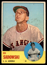 1963 Topps #527 Ed Sadowski EX Excellent 