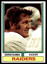 1974 Topps #245 George Blanda Near Mint  ID: 183595