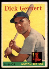 1958 Topps #38 Dick Gernert UER EX/NM ID: 104031 1958 Topps #38 Dick Gernert UER EX/NM ID: 104031