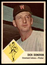 1963 Fleer #11 Dick Donovan Excellent+  ID: 149629
